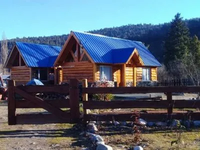 Blue  Cabins  in  El Bolsón