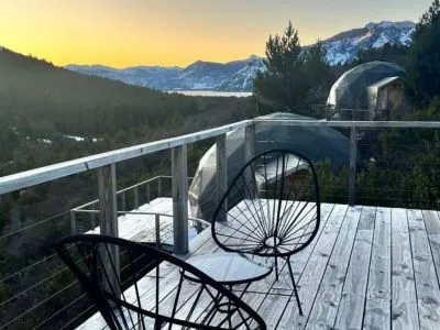 Alojamiento en Lago Meliquina (a 30 Km. de San Martín de los Andes) Terrazas de Meliquina- Eco Glamping