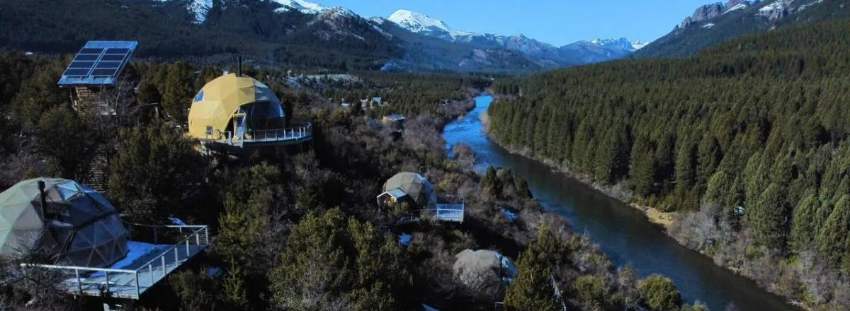 Alojamiento en Lago Meliquina (a 30 Km. de San Martín de los Andes) Terrazas de Meliquina- Eco Glamping