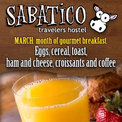 Promo Sabatico Travellers Hostel