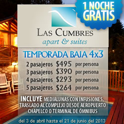 Promo Las Cumbres Apart & Suites