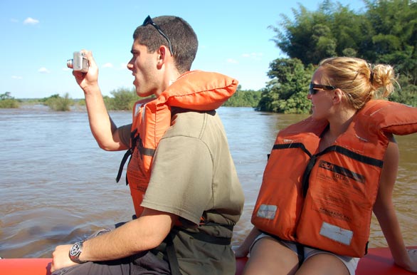 Navegando el Delta del Iguazú