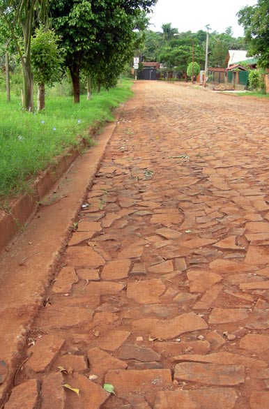 Calles empedradas de Iguazú