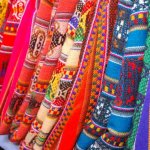 Tejidos de colores intensos