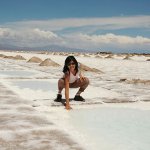 Suaves tonos en el salar