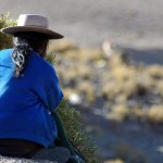 Pastora juje�a vigilando