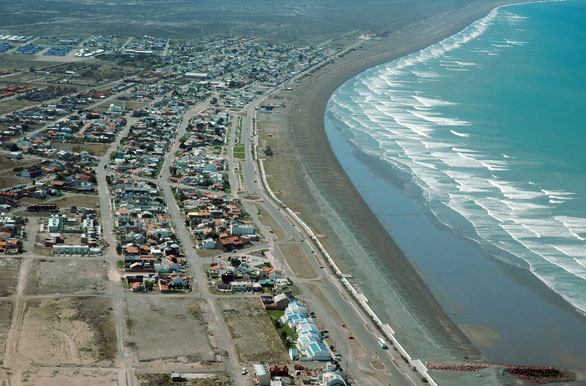 Vista aérea de Playa Unión
