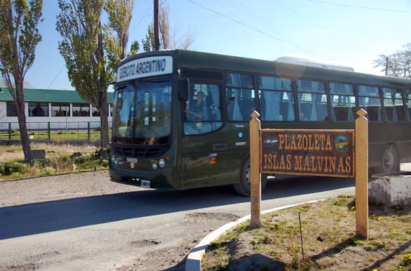 Argentine Army bus