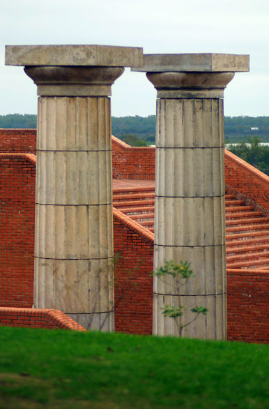 Columnas en el Parque España