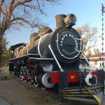 Locomotora antigua en Campo Quijano