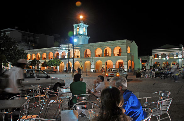Noche en la plaza