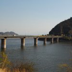 Puente en el dique Cabra Corral
