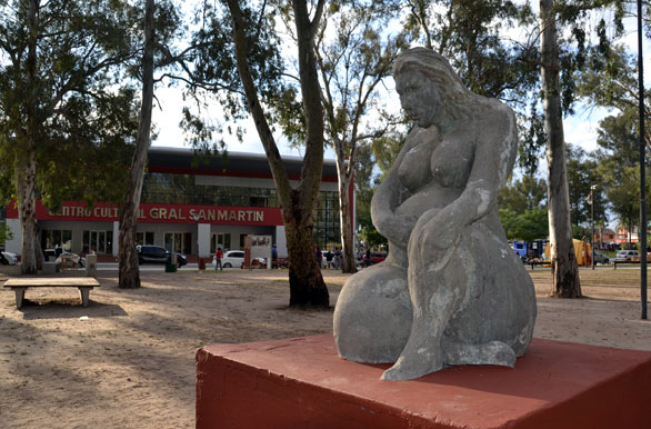 Esculturas en el parque