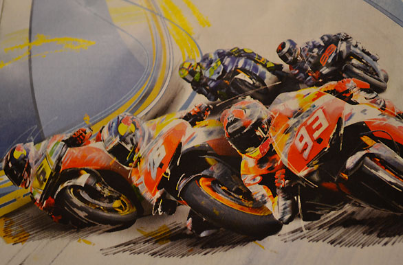 Afiche del Moto GP