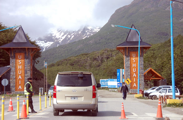 Portal de entrada a Ushuaia