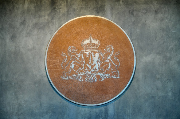 Emblemático escudo de Bodegas Salentein