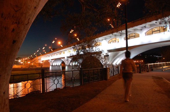 Nuevo paseo para turistas, el puente Uruguay - Villa Carlos Paz