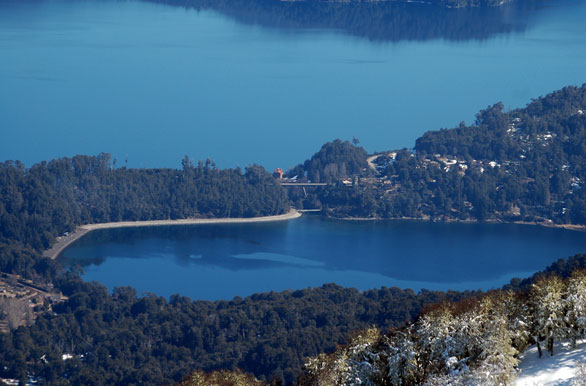 Vista del lago Correntoso